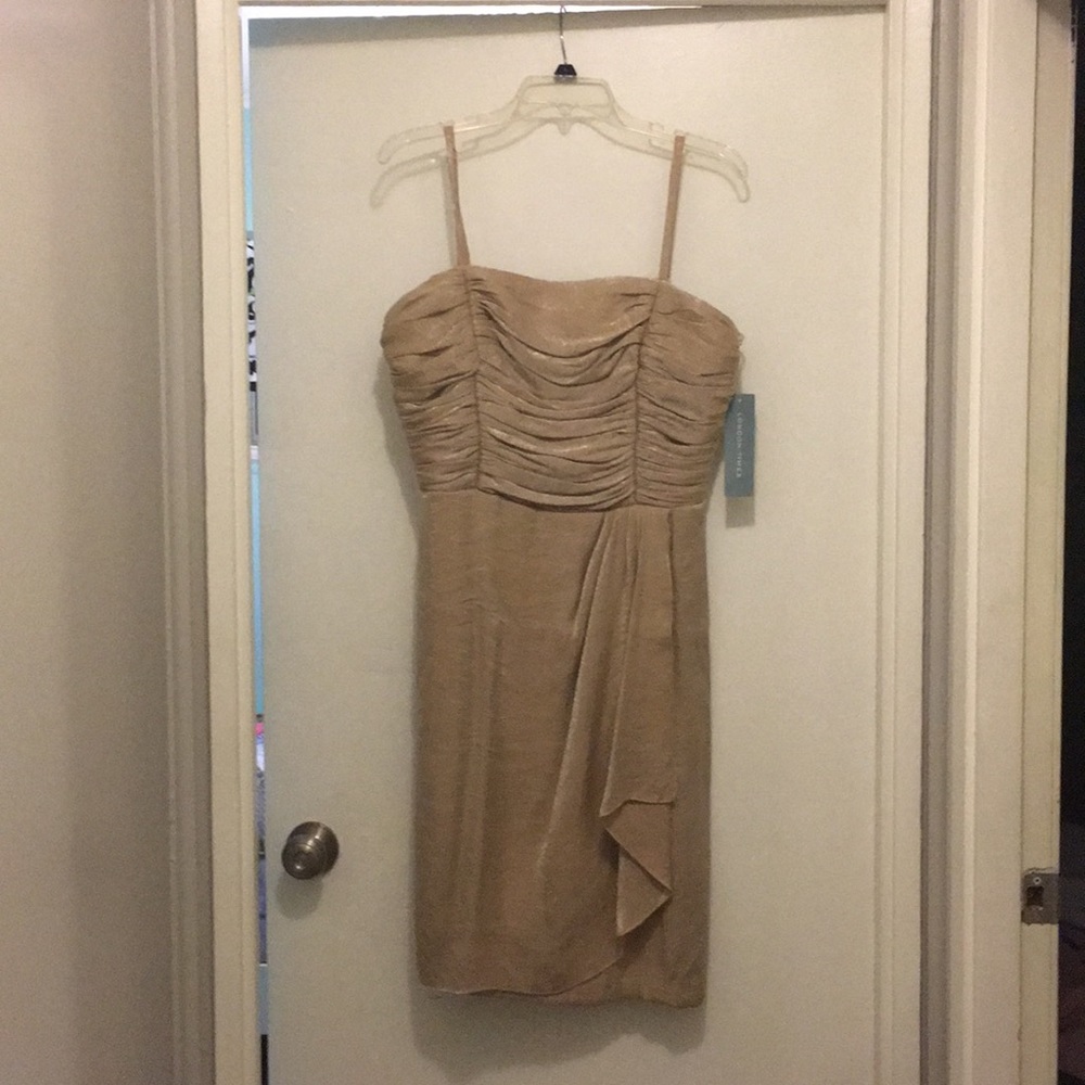 Tan mini dress